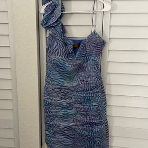 Nicole Miller Multi Color Dress Size 10